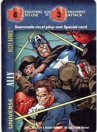Marvel Overpower IQ Universe Ally Bucky Barnes X2 NrMint Mint Card