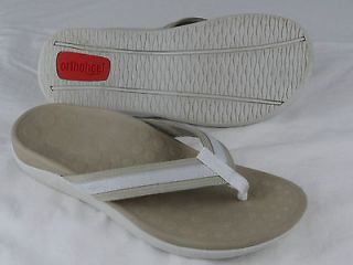 Super Deal  ORTHAHEEL Shoes Womens TIDE Thong Sandal White US 10 