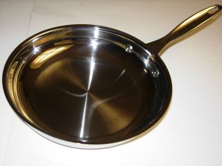 Cuisinart 8 Skillet Frying Pan Stainless Steel Classic Cooking 