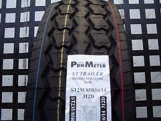 NEW TRAILER TIRES 235 85 16 PRO METER/LING LONG ALL STEEL 14 PLY ST235 