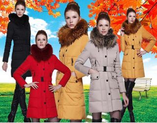 Womens just Down Winter D.G luxury 100% Real fur cavalli Coat/Jacket 
