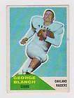 GEORGE BLANCH 1960 Fleer Football RC # 9 Oakland Raiders Rookie