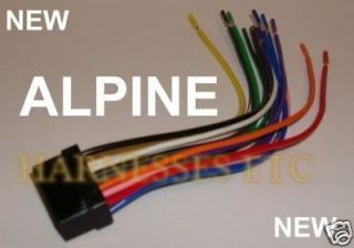 ALPINE Wire Harness CDA 9835 9833 9851 9813 Black alB