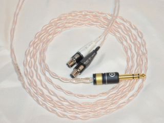 Audeze LCD 2 / 3 6ft OCC Cryo Silver/Copper cable by Toxic Cables