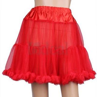 16 Red 2 Layer Gown Wedding Dress Petticoat Underskirt Crinoline Slip