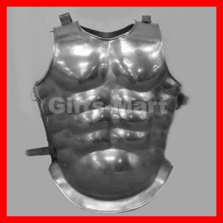 MEDIEVAL MUSCLE BODY ARMOR STEEL CHESTPLATE COLLECTIBLE ROMAN Fancy 