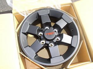Set of 5 TRD BLACK Trail Edition Alloy Wheels for Tacoma and FJ 