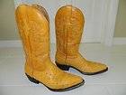 Botas Rayo De Plata Mens Gold Yellow Western Cowboy Boots Sz 7.5