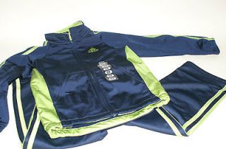 Adidas 2pc Activewear Set Sweatsuit Sweatpants Full Zip Track Jacket 