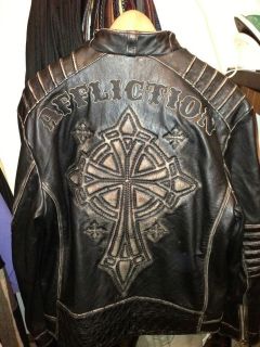 Affliction Black Premium Ghost Rider Jacket
