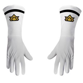   Show Saban Power Rangers Samurai White Costume Accessory Ranger Gloves