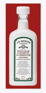 Watkins White Cream Liniment 11 oz Pain relief formula muscle 