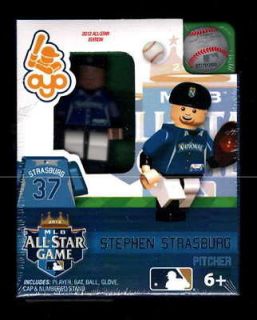 STEPHEN STRASBURG 2012 OYO ALL STAR GAME LEGO MINIFIGURE LIMITED PRINT 