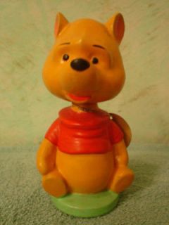 Vintage 1960s  Winnie the Pooh   bobble head (Nodder) with tag 