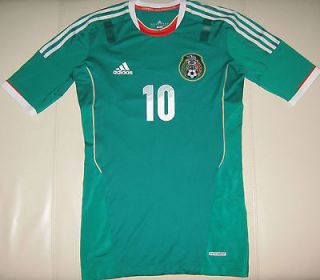 MARCO FABIAN #10 player issue Adidas MEXICO soccer jersey (TECHFIT)
