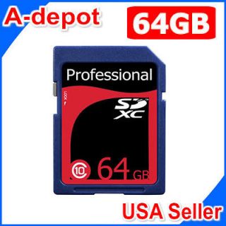 64GB SDXC SD Memroy Card For Nikon Coolpix 7000 Digital SLR J1 D5100 