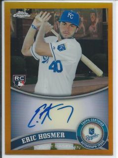 2011 Topps Chrome Autograph Rookie Variation Gold Refractor   ERIC 