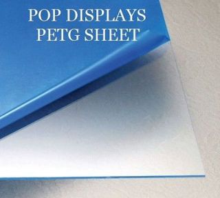 PETG Plastic Sheet .060 x 19.5 x 48   Clear Lexan   Plexiglass