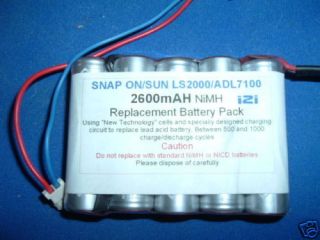 Snap On/Sun LS2000 substitute 2300mAH Battery Pack