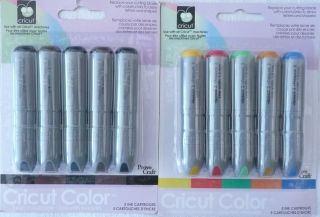 Provo Craft Cricut PRIMARY & BASICS Color Ink Cartridges Set of 2