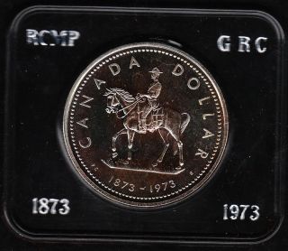 1973 RCMP Silver Dollar Canada Coin GRC