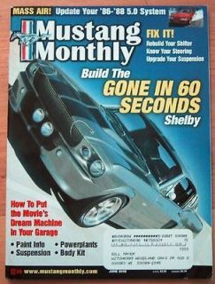 MUSTANG MONTHLY 2002 JUNE   MAKE YOUR OWN ELEANOR