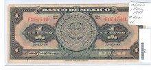 1948 #46a 1 Peso Note United States of Mexico XF 0TJU