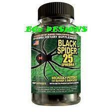 Fat Burner BLACK SPIDER formerly BLACK WIDOW* CLOMA PHARMA MAKERS OF 