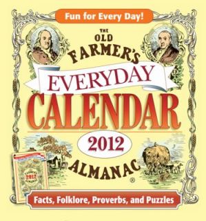  Farmers Almanac 2012 Everyday Calendar by Old Farmers Almanac 2011 