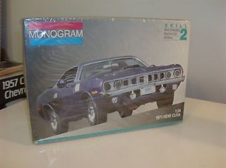 1971 Plymouth Hemi Cuda hardtop Monogram Mopar Road Runner Dodge 426
