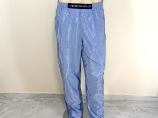 150 EMPORIO ARMANI Men’s Light Blue Athletic Pants Tracksuit Size S