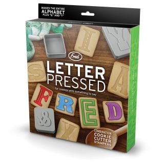   Friends Letter Pressed Alphabet Cookie Cutter / Stamps Shapes Moulds