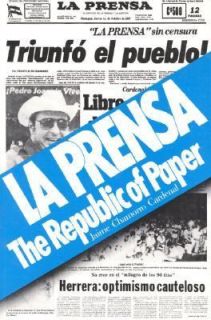 La Prensa The Republic of Paper No. 5 by Jaime C. Cardenal 1988 