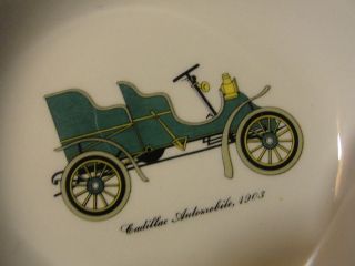 Harker Pottery Co., set of 4 old time automobile ashtrays