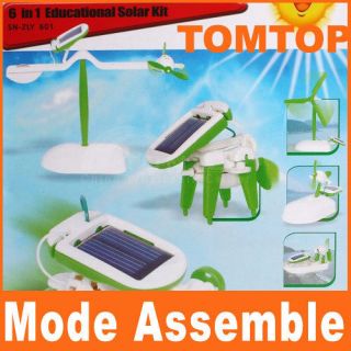 in 1 Educational Solar Power Manual Assemble Kits Toy