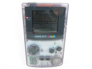 Nintendo Game Boy Color Console NO SOUNDS CGB 001 Gameboy Clear Purple 