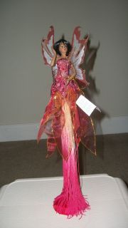 Ethnic Tassel Doll Viera With Stand & Gorgeous Gown Great Gift 4 A 