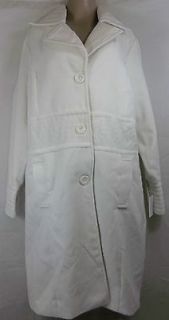 New WT Womens Plus Size Coats Junior Dollhouse 2X White Winter Coat