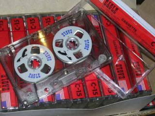   10 x Vintage Retro Reel cassette tapes sealed C15 blank for audio copy