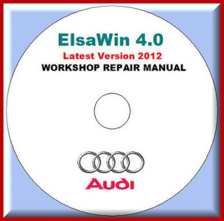 AUDI A1 A2 A3 A4 A5 A6 A7 WORKSHOP REPAIR MANUAL Elsawin v4.0 Latest 