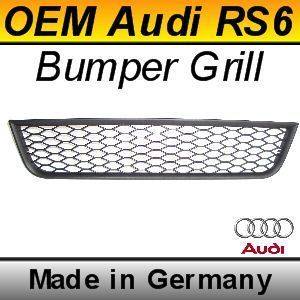 OEM Audi RS6 LOWER Grill Grille A6 S6 C5 (01 05) black
