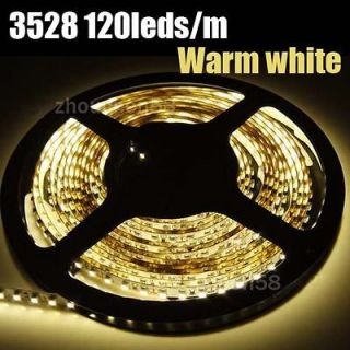   3528 SMD 600Leds Cool/Warm White DC 12V LED Strips Party Car Light