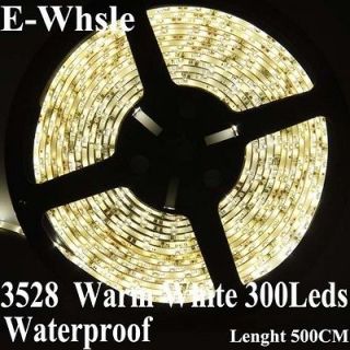  Warm White 3528 SMD 5M 300 LED String Strip Tape Light Non Waterproof
