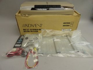 NEW AUDIOVOX ADVENT ADV 285S DUEL 8.5 MONITOR DUEL DVD PLAYER CD 
