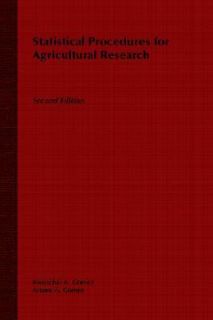 Statistical Procedures for Agricultural Research by Arturo A. Gomez 