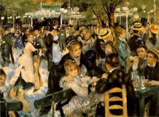 Renoir La Moulin de la Galette Oil Painting repro