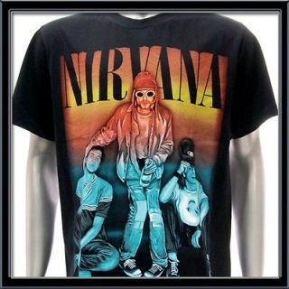   XL Nirvana Kurt Cobain T shirt Rock Band Tour Music Concert 1967 1994