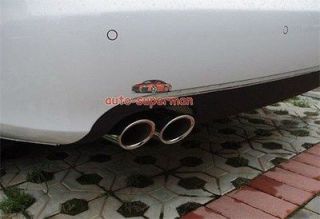 CHROME EXHAUST MUFFLER TIP PIPE For Audi A1 2012 2013