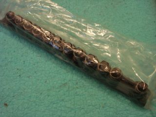 Snap on 3/8 drive LSR3812 Socket rails with spring loaded locking 