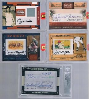 2010 CENTURY COLLECTION #81 OZZIE SMITH UNCIRCULATED AUTO JERSEY 5/5